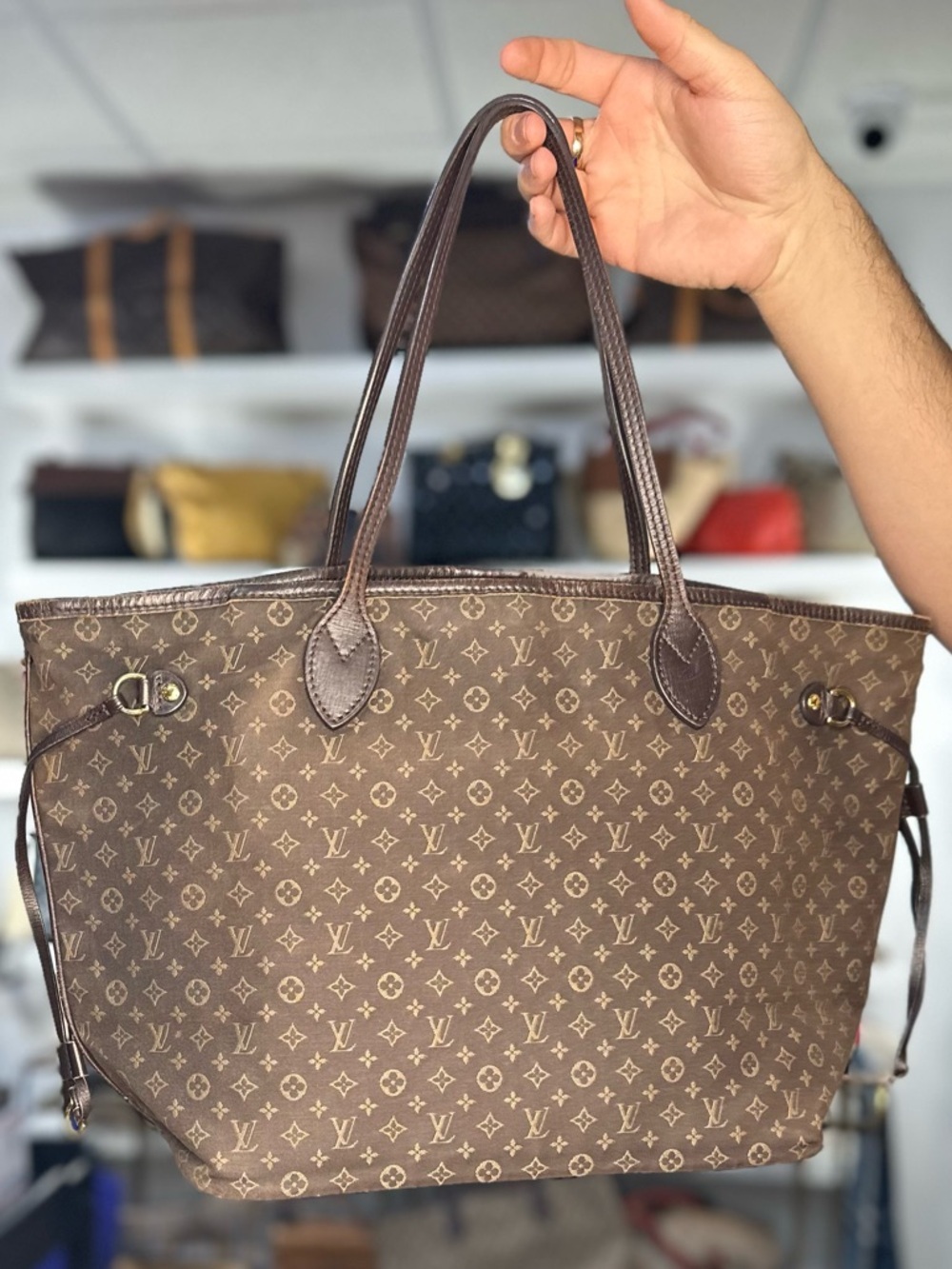 LV DENIM NEVERFULL